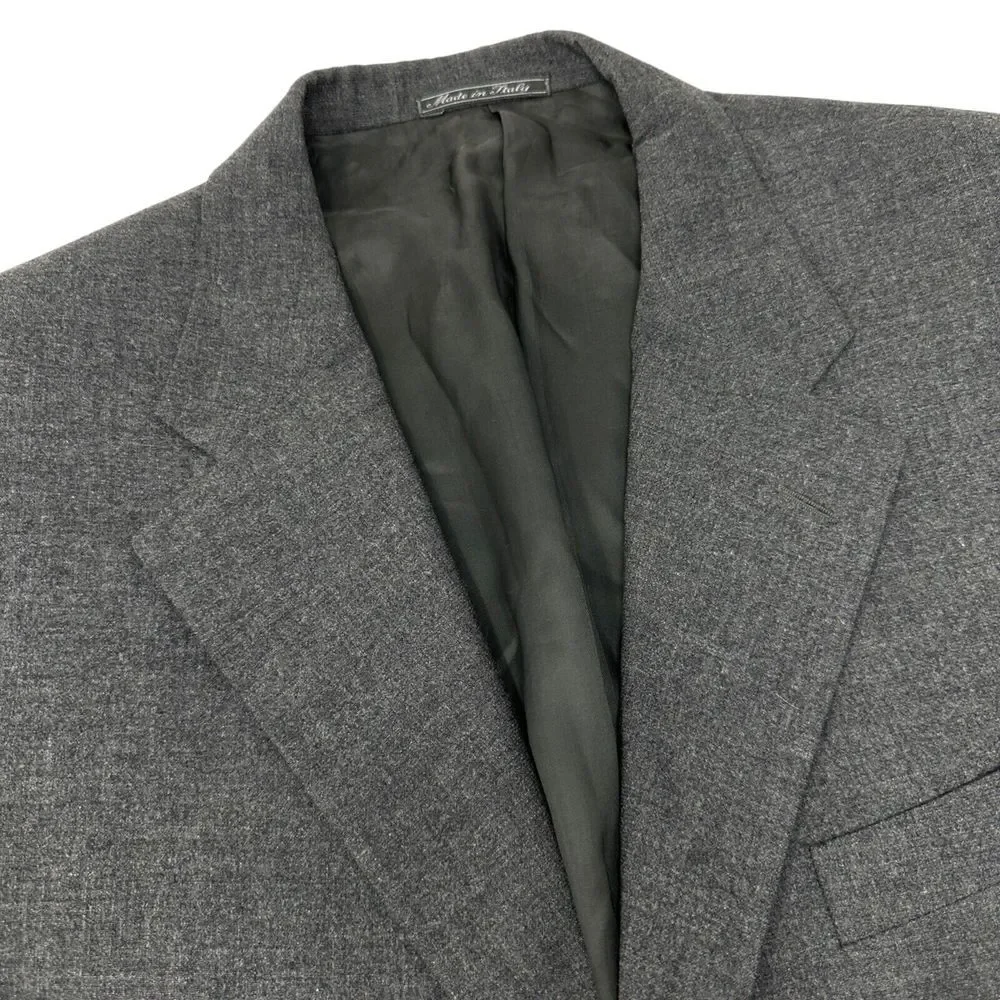 CORNELIANI Dark Grey Sport Coat Wool Cashmere‎ Blazer Jacket Family Britches 52